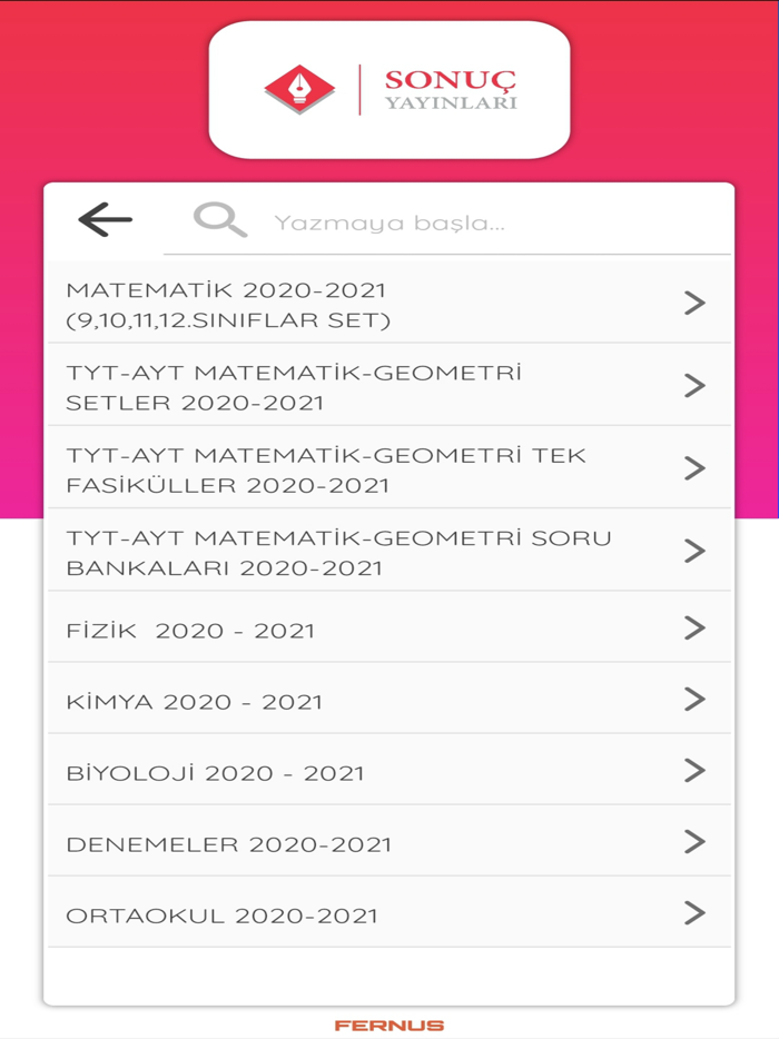 Sonuç Video Çözüm