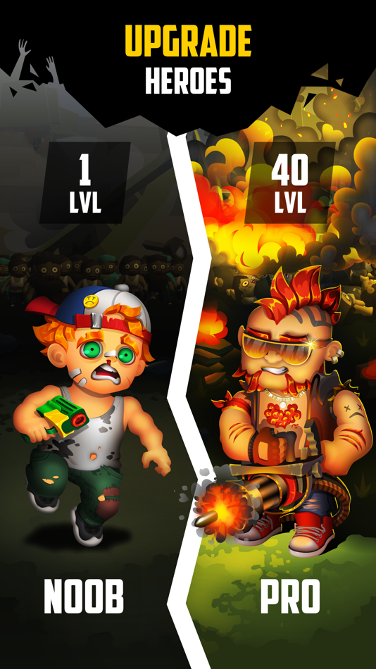 #3. SURV MERGE - zombie shooting (iOS) 由: CHERNYE MEDVEDI, OOO