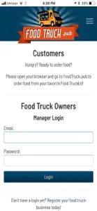 Food Truck Pub screenshot #1 for iPhone