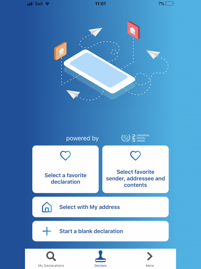 EAD Customs Declarations