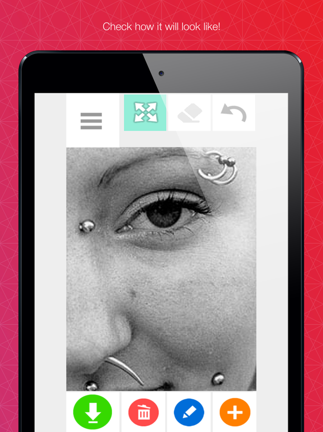 ‎Piercing Photo Editor FX-pics Screenshot