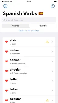 Spanish Verbs iphone resimleri 2