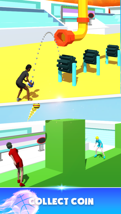 Screenshot #1 pour Throw Ball Pass 3D