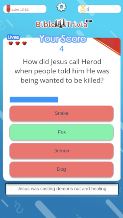 Bible Trivia HT Screenshot