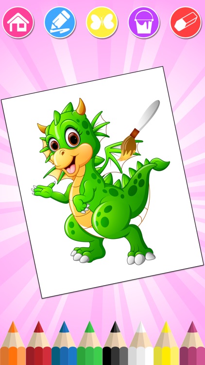 Dinosaurs world, Coloring Book