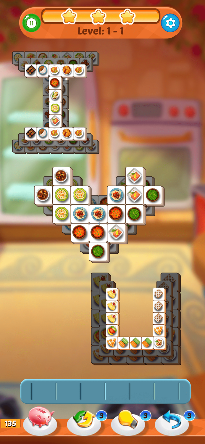 Food Master Tile Connect Game