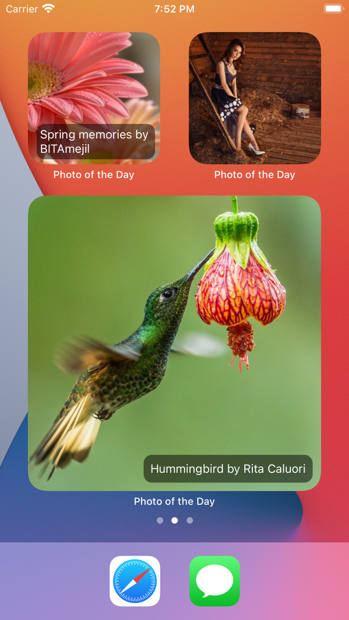 Photo Of The Day Widget