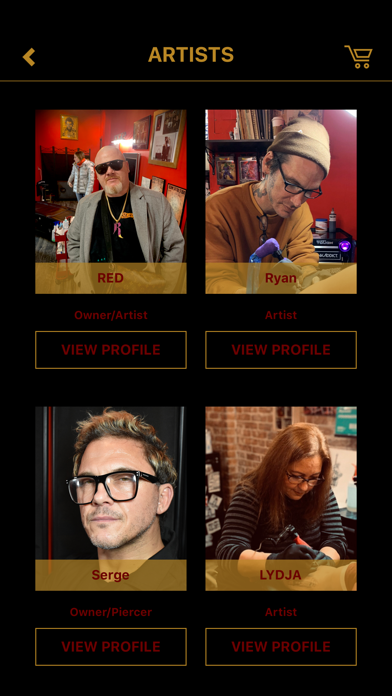 RedInk Tattoo Studio Screenshot