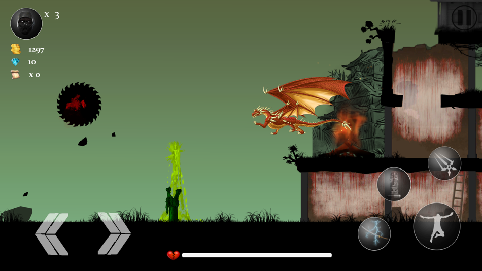 #4. Ninja Assassin Run 2D (iOS) 由: Usman Musaddiq