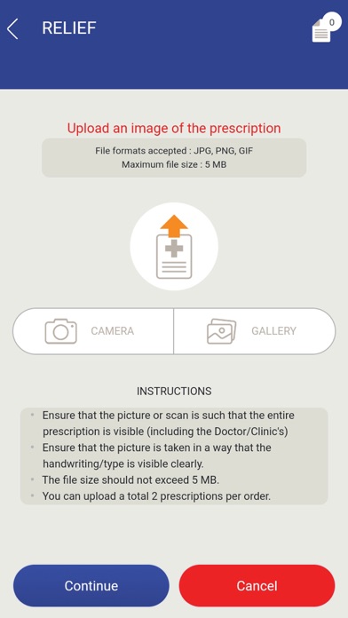 Relief Pharmacy Screenshot