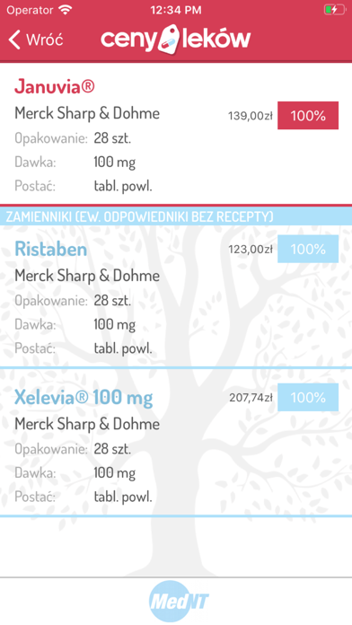 Ceny Leków Screenshot