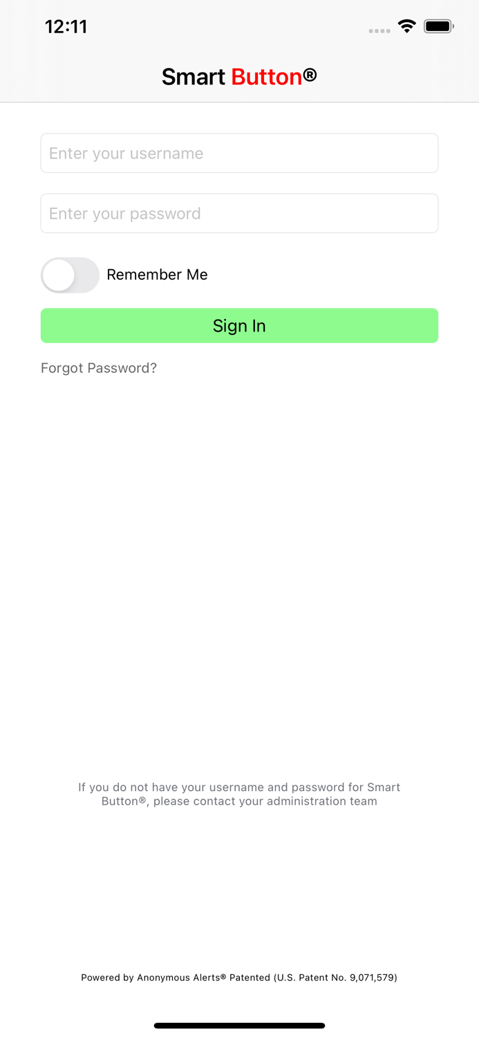 Smart Button Panic Button