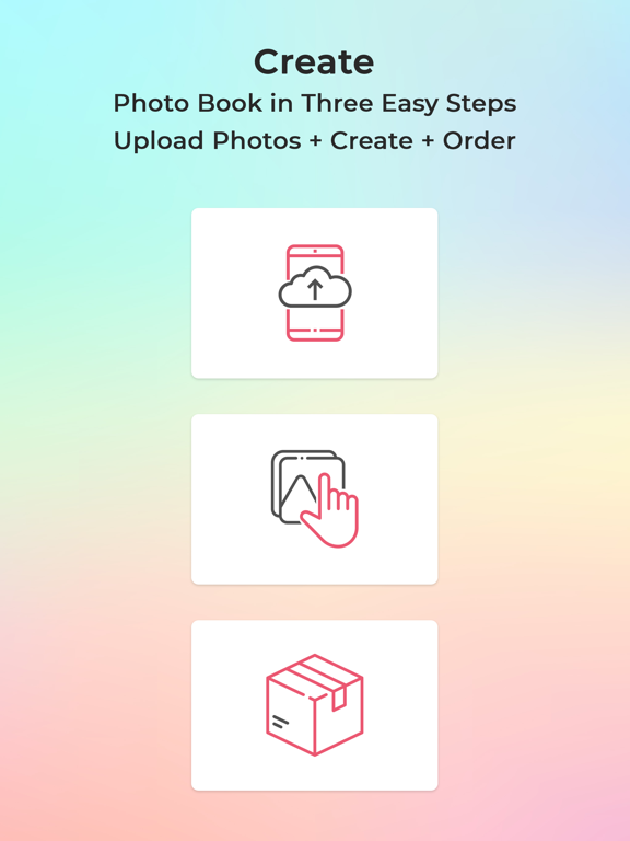 Picsy - Photo Books & Canvas iPad screenshot 1 - Photo & Video app
