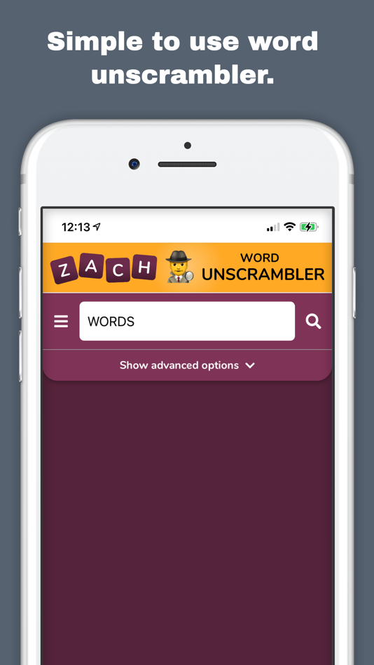 #1. Zachs Word Unscrambler (iOS) 由: Praveen Latchamsetty