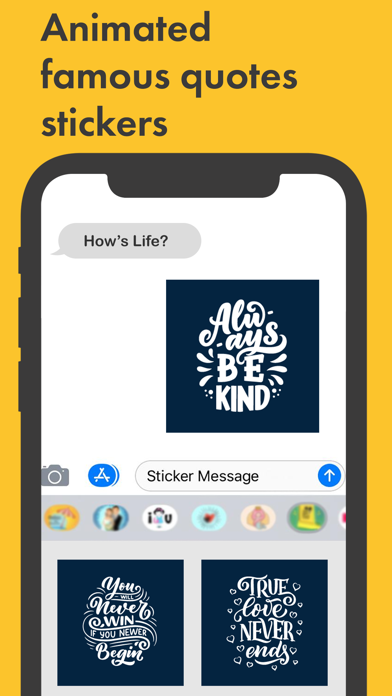 Animated Famous Quotes Screenshot