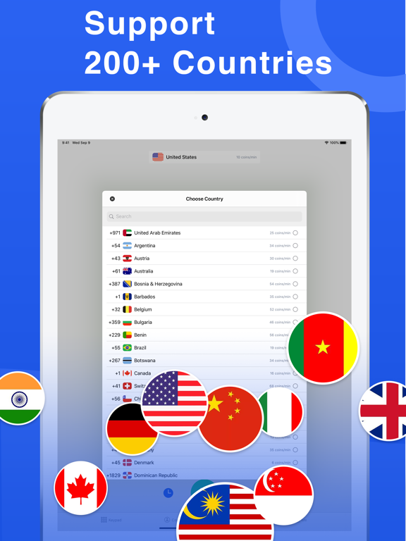 Screenshot #6 pour VCall - Appels et SMS WiFi