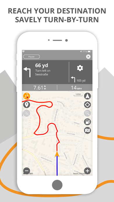 motocompano route & road trip Screenshot