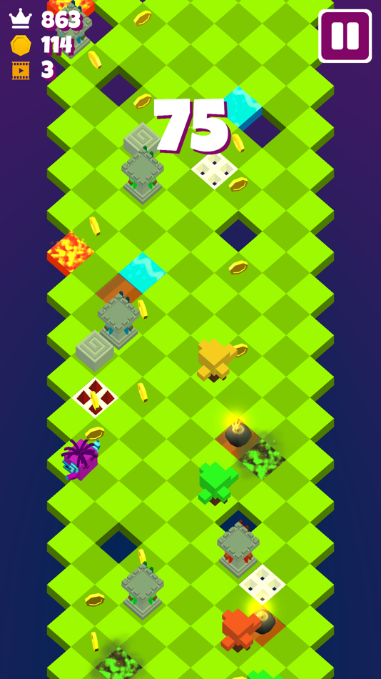 #2. Mini Monsters: Dodge! (iOS) 来自: Lava Software