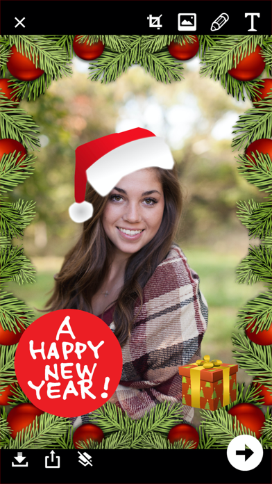 Merry Xmas Card Screenshot