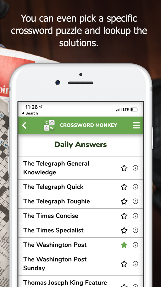 #3. Crossword Monkey Solver (iOS) 由: Praveen Latchamsetty