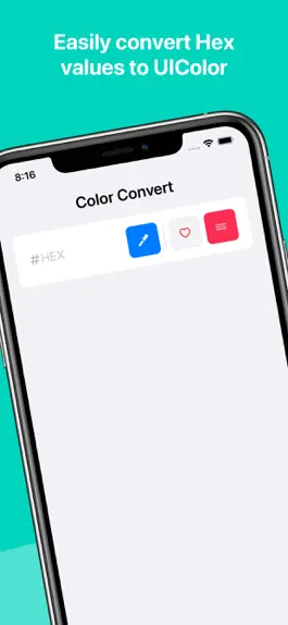 Game screenshot Color Convert: Hex to UIColor mod apk