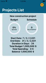 project budget management iphone screenshot 4