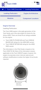 Trent XWB Pilot Guide screenshot #2 for iPhone