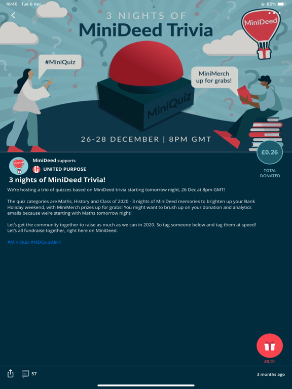 MiniDeed iPad screenshot 7 - Social Networking app