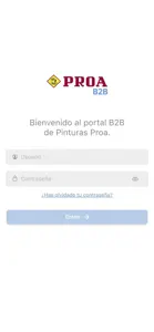 PINTURAS PROA B2B screenshot #1 for iPhone