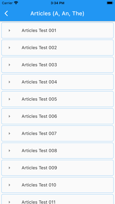 English Grammar & Test Screenshot