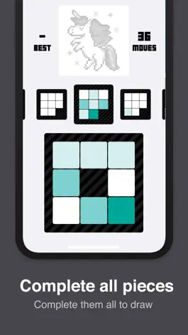 Game screenshot Sliding Pixel Art Puzzle Color apk