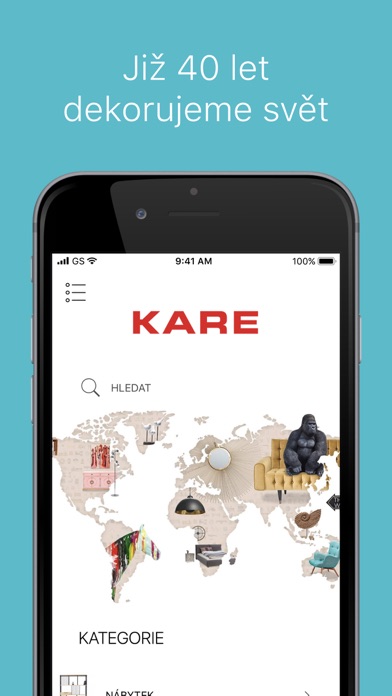 KARE SHOP Czech Republic Screenshot