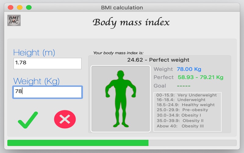 Screenshot #1 pour BMI IMC