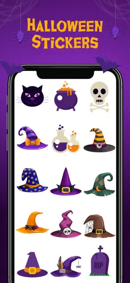 Game screenshot Halloween Stickers Animated apk