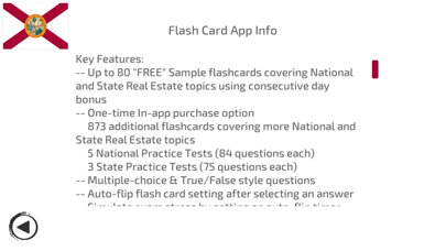 FL Real Estate Exam Flashcards Screenshot