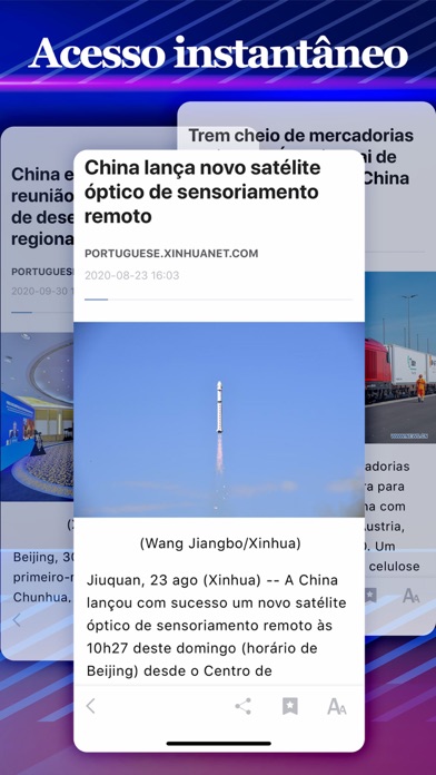 NOTÍCIAS DA CHINA Screenshot