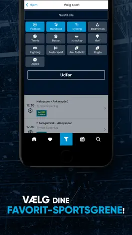 Game screenshot TVsporten.dk - Sport i TV apk
