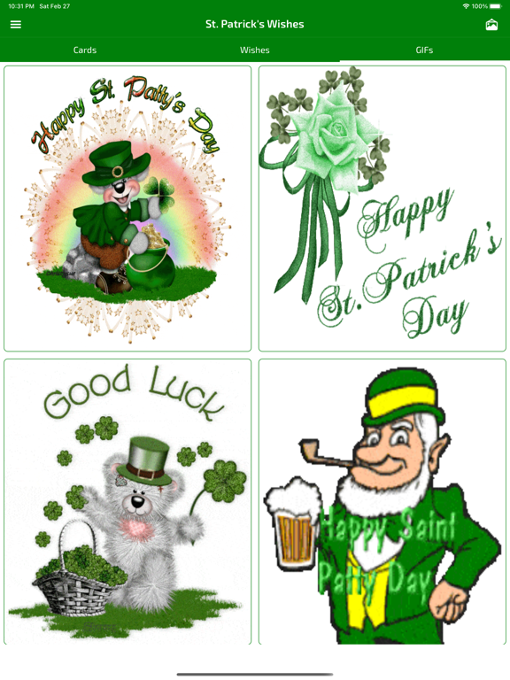 Screenshot #5 pour St. Patricks Wishes & Cards