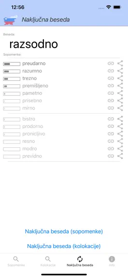 Game screenshot Slovene Thesaurus apk