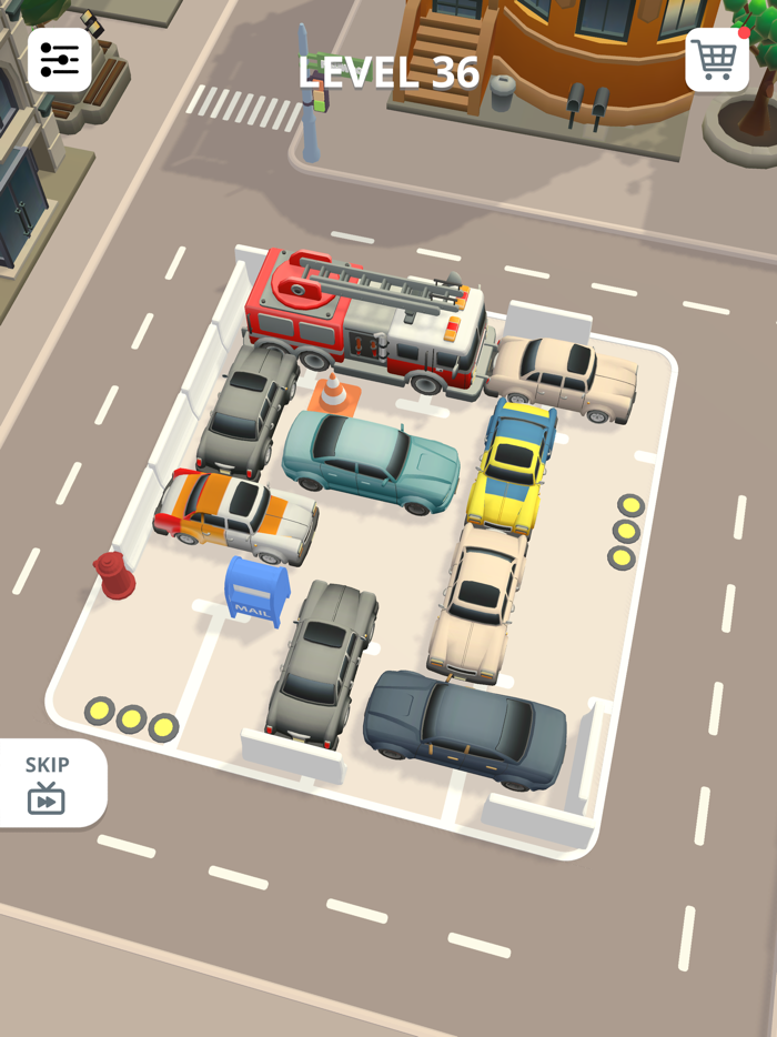 TRAFFIC PARKING CAR JAM 3D