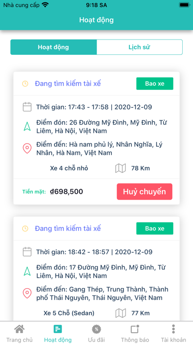 Hey - Xe giá rẻ Screenshot