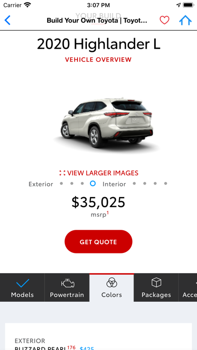 Toyota Highlander Screenshot