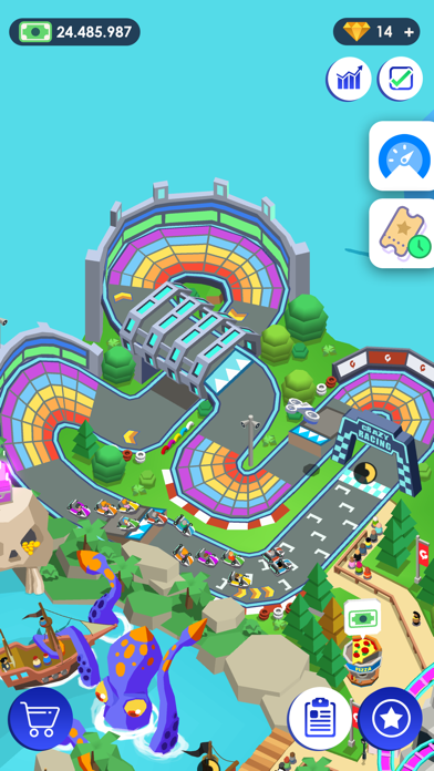 Idle Theme Park - Tycoon Game Screenshot