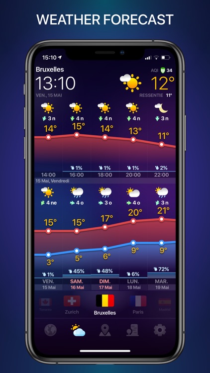 WEATHER NOW daily forecast app