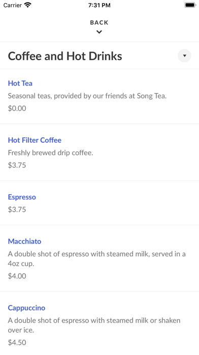 Black Fox Coffee 85 Broad Screenshot