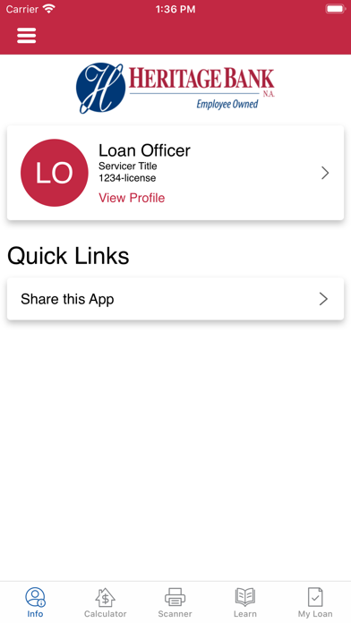 My Loan By Heritage Bank Screenshot