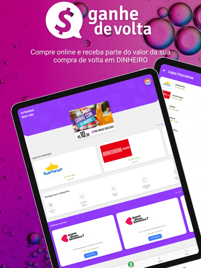 Cashback and Coupons