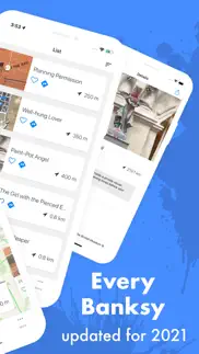 bristol tour map of banksy iphone screenshot 2