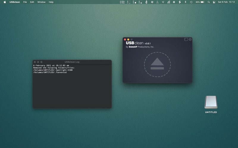 Screenshot #2 for USBclean