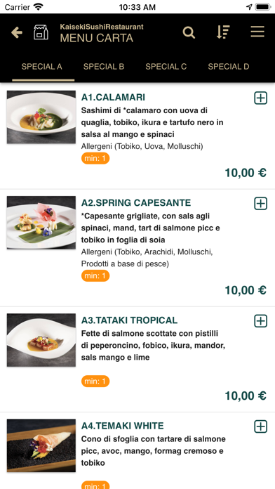 Screenshot #3 pour K-Kaiseki Sushi Restaurant